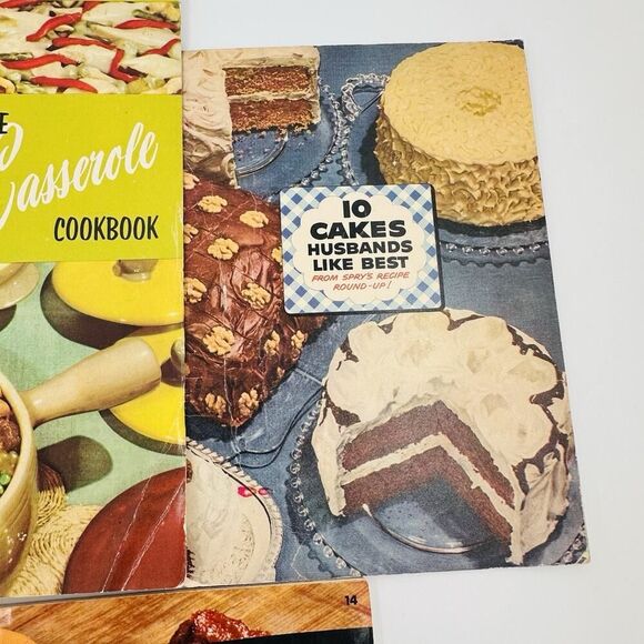 Vintage Good Housekeeping's Company Meals & Buffets Pie CIA CASSEROLE Cookbooks - Picture 2 of 16